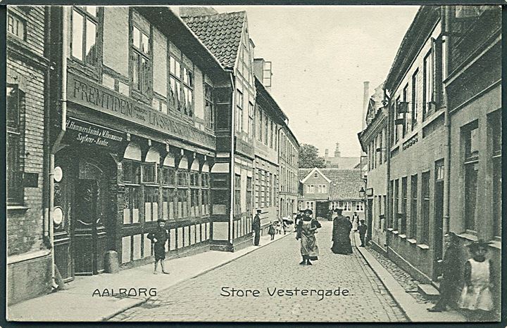 Aalborg, Store Vestergade. Stenders no. 12099. Kvalitet 9