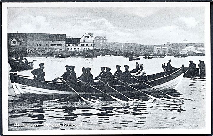 Thorshavn, færøsk robåd. Stenders no. 67625. Kvalitet 9