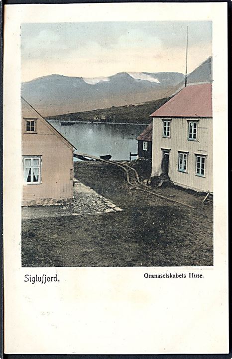 Siglufjord, Granaselskabets huse. U/no. Kvalitet 9