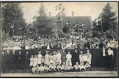 Holsteinsborg, Afholdsforenings Sommermøde 1910. N. Christiansen no. 22609. Kvalitet 8