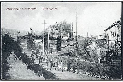 Gram, afstemningen i Gramby. W. Schützsack no. 43540. Kvalitet 7
