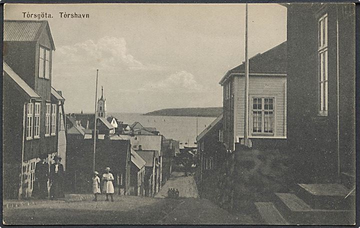 Thorshavn, Tórsgöta. Stenders no. 42746. Kvalitet 8