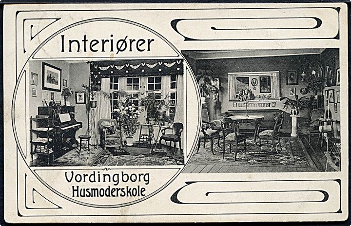 Vordingborg, Husmoderskole. Fr. Thune no. 20622. Kvalitet 7