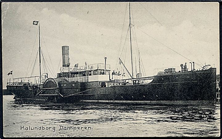 “Zampa”, S/S, DFDS. Hjuldamper på ruten Kalundborg - Aarhus 1901-1910. Hempelske Boghandel u/no. Kvalitet 7
