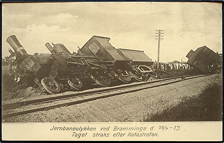 Bramminge-ulykken d. 26.7.1913. C. K. Olesen u/no. Kvalitet 8