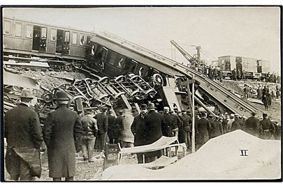 Vigerslev ulykken 1919. Fotokort II. Kvalitet 8