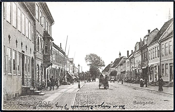 Køge, Brogade. Stenders no. 16546k.