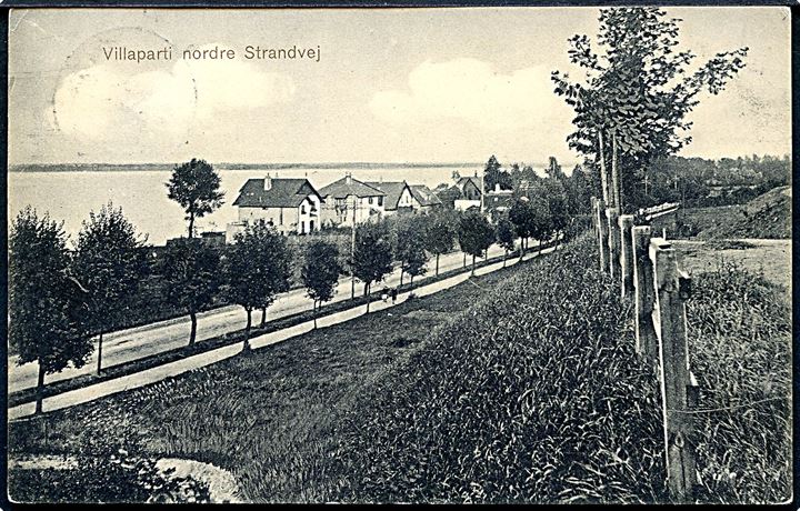 Helsingør. Nordre Strandvej med Villaparti. J. M. no. 825. 