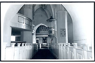 Horne Kirke indvendig. Stjerne Foto no. 413. 