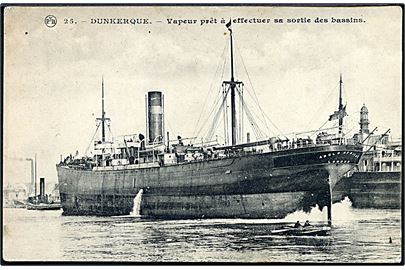 Anglo-African, S/S, Nitrate Producers Steamship Co. - Lawther, Latta & Co., London i Dunkerque no. 25. Forlist ved Cape Henry d. 5.1.1909 på rejse fra Tocopilla til Baltimore. 