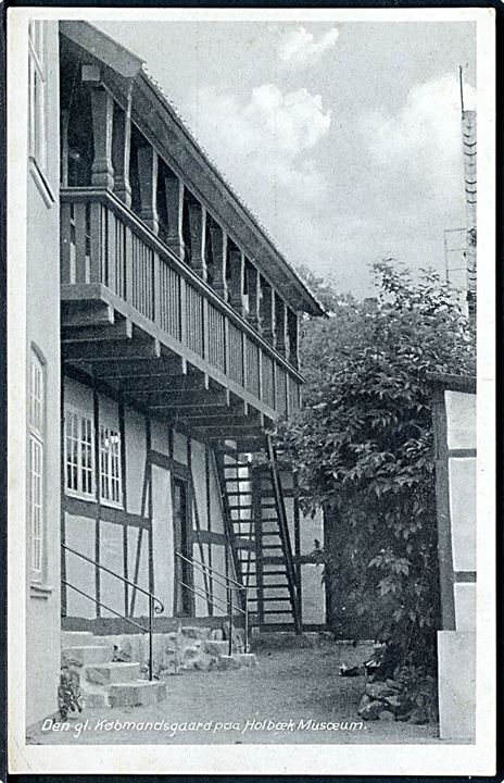 Holbæk. Den gl. Købmandsgård paa Holbæk Museum. Stenders, Holbæk no. 165. 