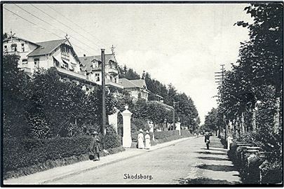 Skodsborg gadeparti. U/no. 