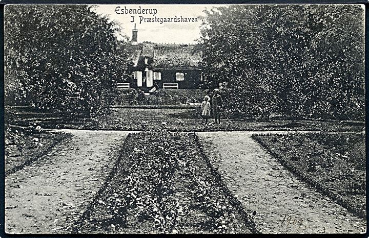 Esbønderup. J. Præstegaardshaven. Peter Alstrups no. 5452. 