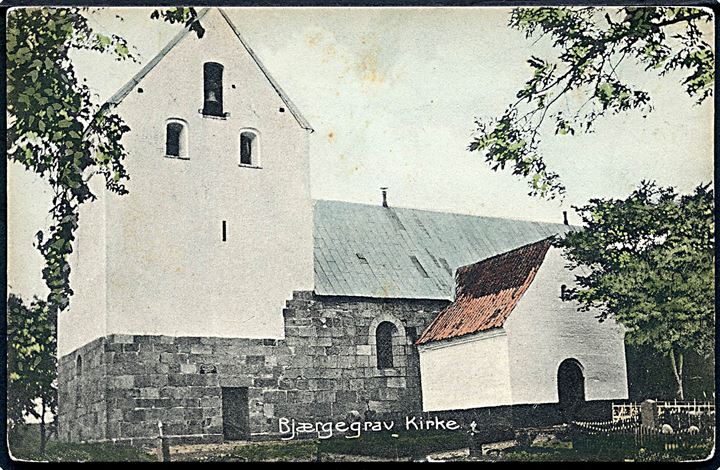 Bjærgegrav kirke. Stenders no. 6873.