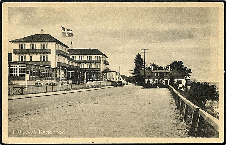Hellebæk Badehotel. Stenders no. 75987. 