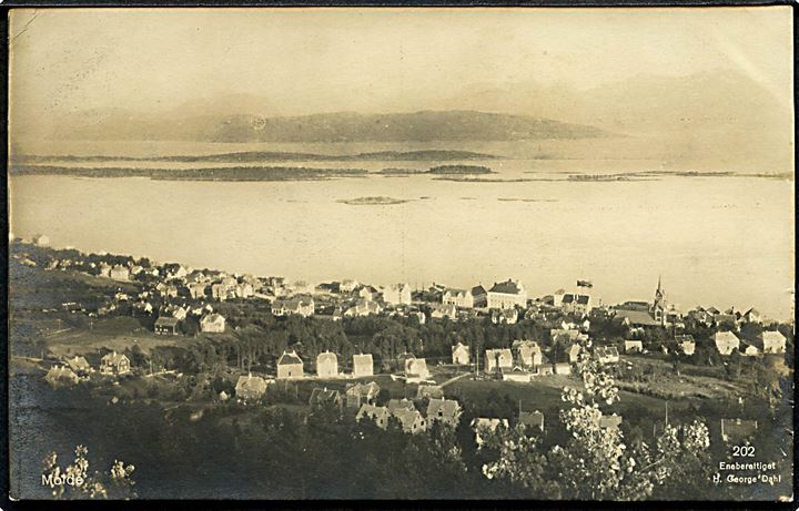 Norge. Udsigt over Molde. H. George Dahl no. 202. 
