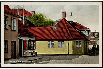 Odense. H. C. Andersens Hus. Rudolf Olsens Kunstforlag no. 8717. 