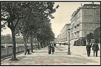 Frankrig. Nice. Avenue Félix Faure. Picard no. 38. 