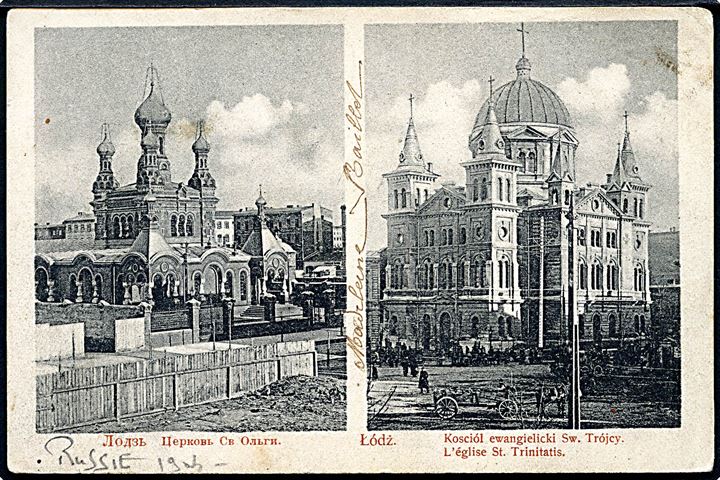 Polen. Lodz. St. Olga & St. Trinitatis Kirke. No. 122.  