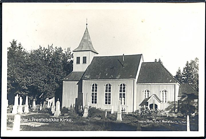 Norge. Prestebakke Kirke. Carl Normann no. 8702. 