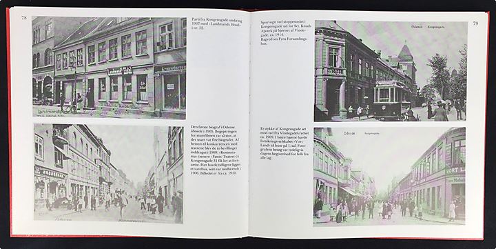 Odense på gamle postkort af Richard G. Nielsen. 153 sider. Flot eksemplar.