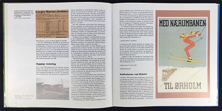 100 år langs Mølleåen - Nærumbanen 1900-2000 af Ole-Chr. Munk Plum. 180 sider.