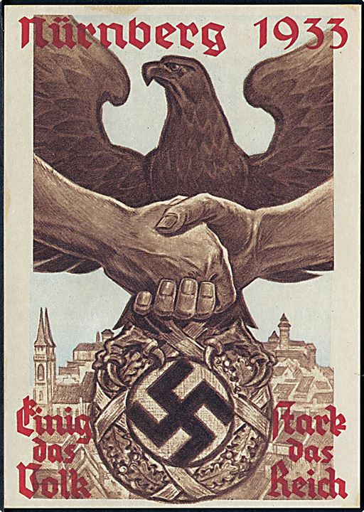 Nürnberg Reichsparteitag 1933. Nytryk.