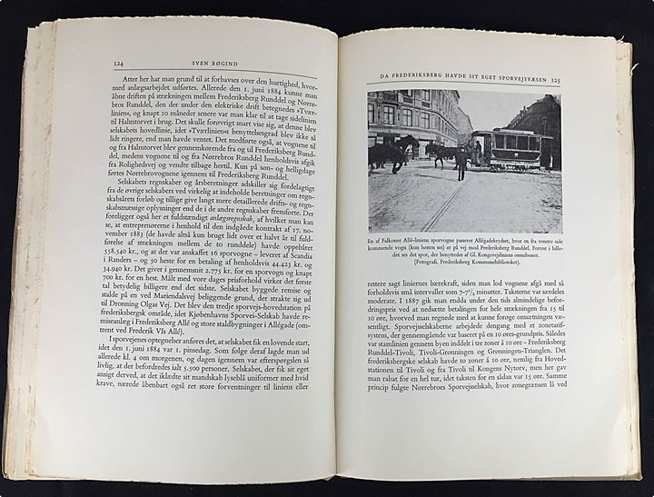 Frederiksberg gennem tiderne no. 10 1964. Bl.a. med lang artikel Da Frederiksberg havde sit eget sporvejsvæsen af Sven Røgind (side 87-157). 174 sider. 