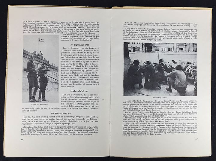 Københavns Politiforening 1898-1948 illustreret jubilæumsskrift 64 sider.