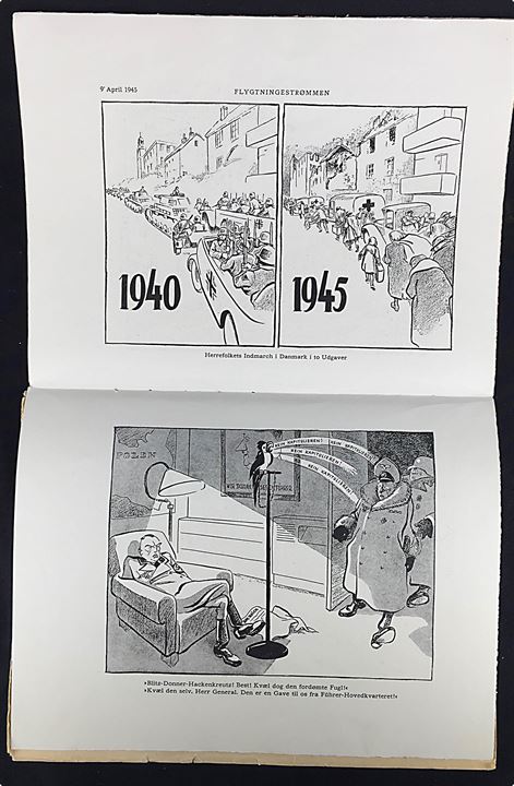 Besættelsen - Tegninger 1940-45 af Gustav Østerberg. 