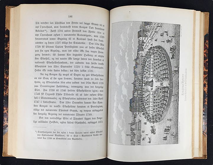 Kjøbenhavn, historisk - topographisk beskreven af L. Both. Lokalbeskrivelse med 12 lithographier og 3 kort. 290 sider + tillæg. 