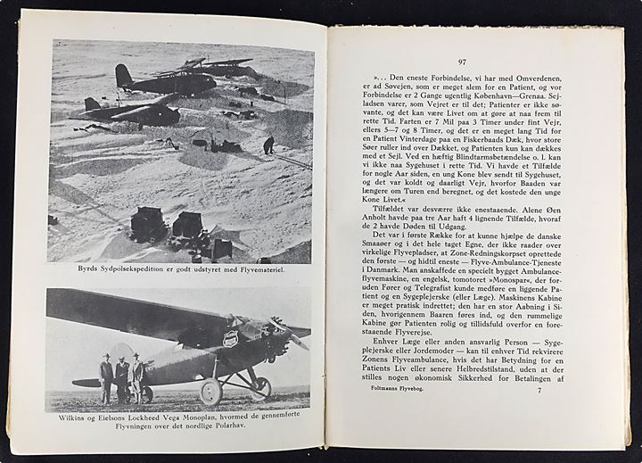 Foltmanns Flyvebog - flyvemaskinens arbejdsfelt af John Foltmann. Illustreret 156 sider. 
