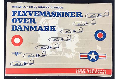 Flyvemaskiner over Danmark af Lennart A. T. Ege og Jørgen C. C. Elholm. Illustreret fjernkendingshåndbog fra ca. 1950. 96 sider.