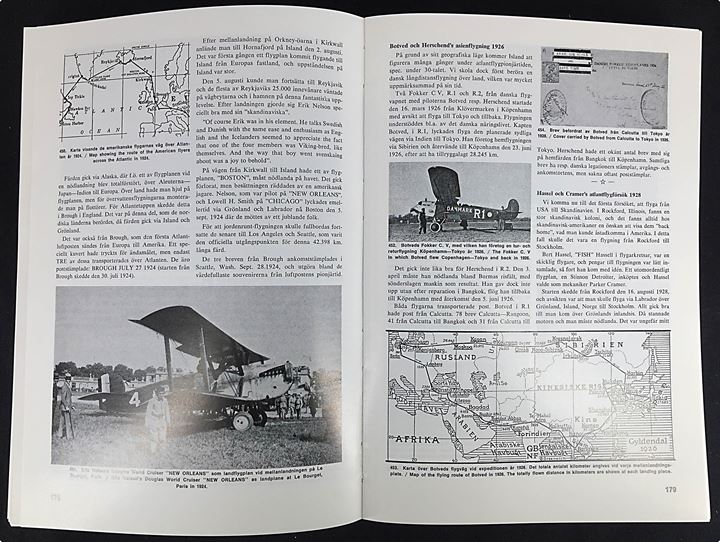 Luftpostens historia i Norden af Örjan Lüning. 1978. SFF Special håndbog no. 10. 352 sider. Uundværelig håndbog for samlere af luftpostforsendelser fra de nordiske lande. Nyt eksemplar.
