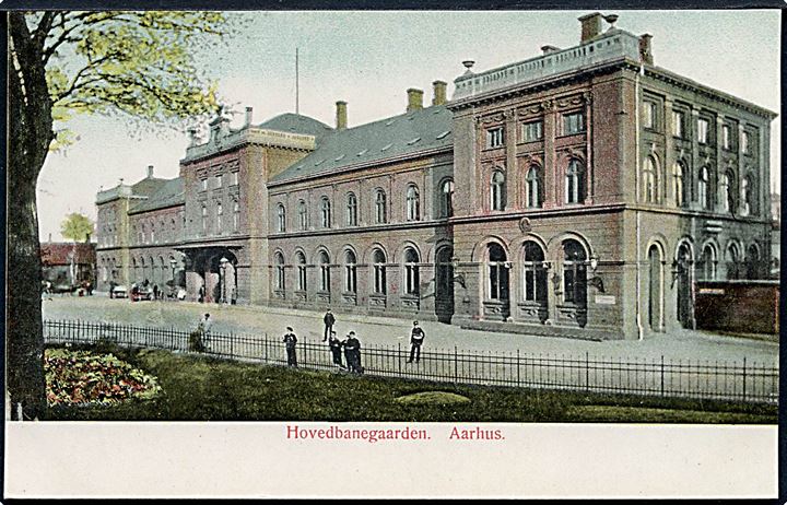 Aarhus. Hovedbanegaarden. Ed. F. Ph. & Co. no. 4410. 