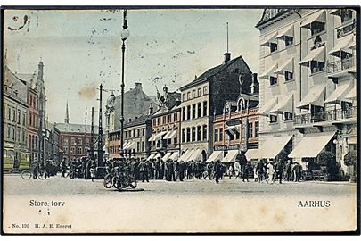 Aarhus. Store Torv. H. A. Ebbesen no. 190. 