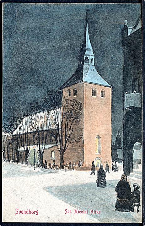Svendborg. Sct. Nicolai Kirke. Warburgs Kunstforlag u/no.  