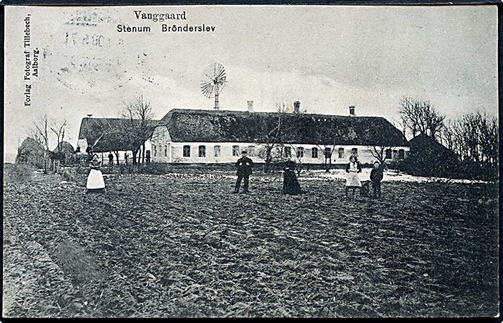 Stenum. Brønderslev. Vanggaard. Fotograf Tillebech no. 08 35728. 