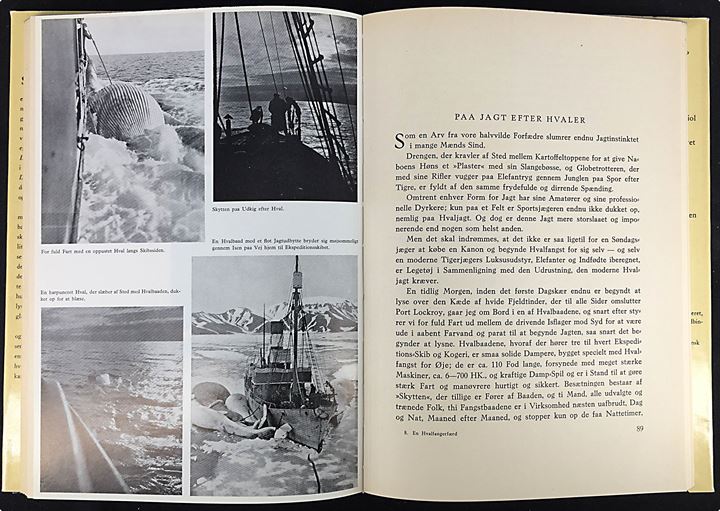 En Hvalfangerfærd af Aage Krarup Nielsen. Beskrivelse af hvalfangertogt med S/S Solstrejf til Antarktis. 118 sider i kassette.