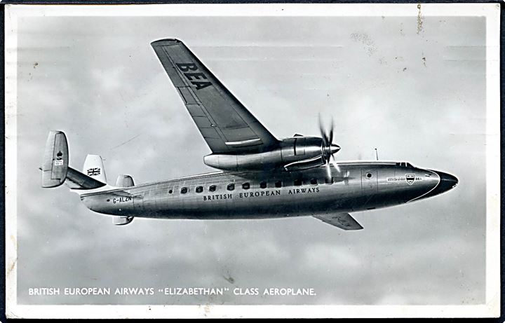 Airspeed AS.57 Ambassador G-ALZN fra British European Airways (BEA). Anvendt fra Spanien 1954.