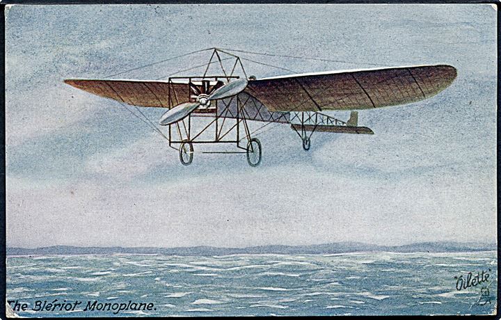 Blériot Monoplane. Tuck's & Sons Famous Aeroplanes no. 9943.