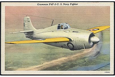 Grumman F4F-3-U Wildcat (Building no. 1845) fra U. S. Navy. No. E-5949. Har været opklæbet.
