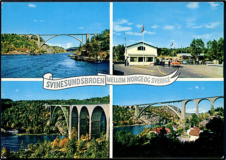 Norge. Svinesundbroen mellem Norge og Sverige. E. Sem A. S. no. 326. 