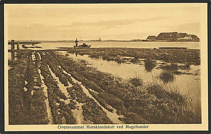 Oversvømmet marsklandskab ved Møgeltønder. No. 93.