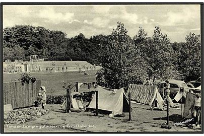 Campingpladsen og friluftsbadet i Tønder. Stenders Tønder no. 91.