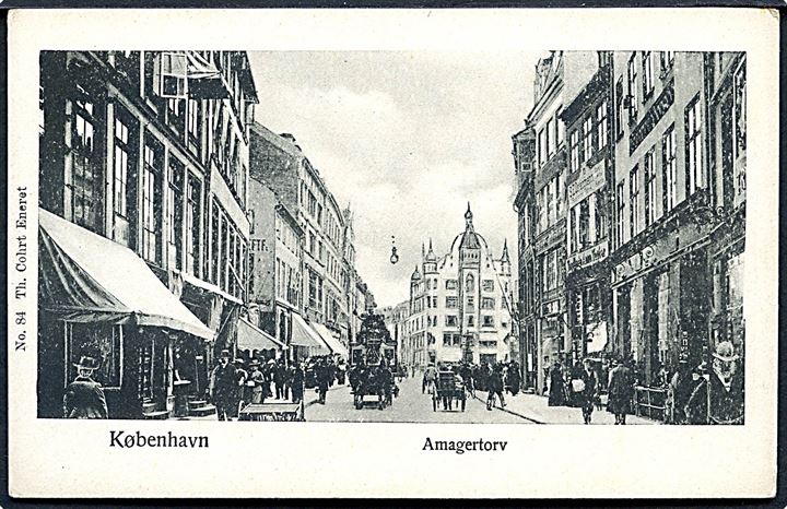 København. Amagertorv. Th. Cohrt no. 84. 