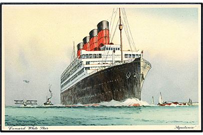 Aquitania, Cunard White Line. Tegnet af Sam J. M. Brown. No. 2792.