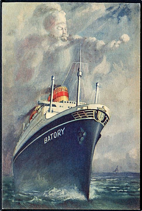 Batory, M/S, Gdynia Amerika Linie. No. W.P. 103