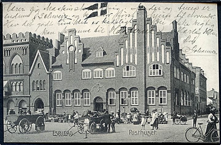 Esbjerg. Posthuset. Stenders no. 15630. 