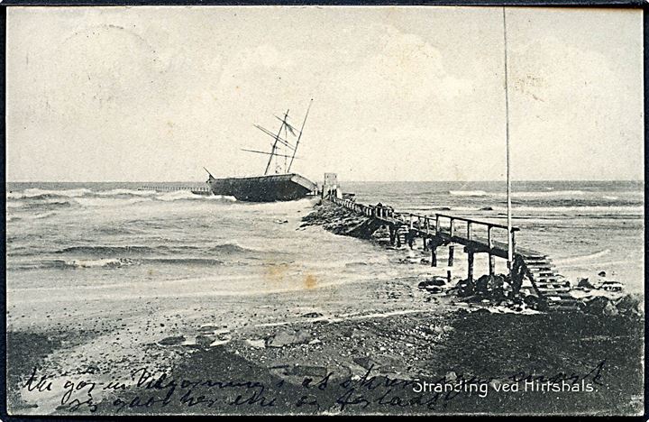 Stranding ved Hirtshals. Stenders no. 13752. 